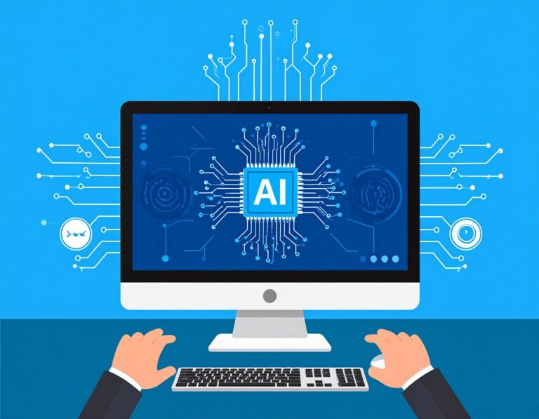 Firefly_artificial intelligence, a computer, brain illustrator 734604